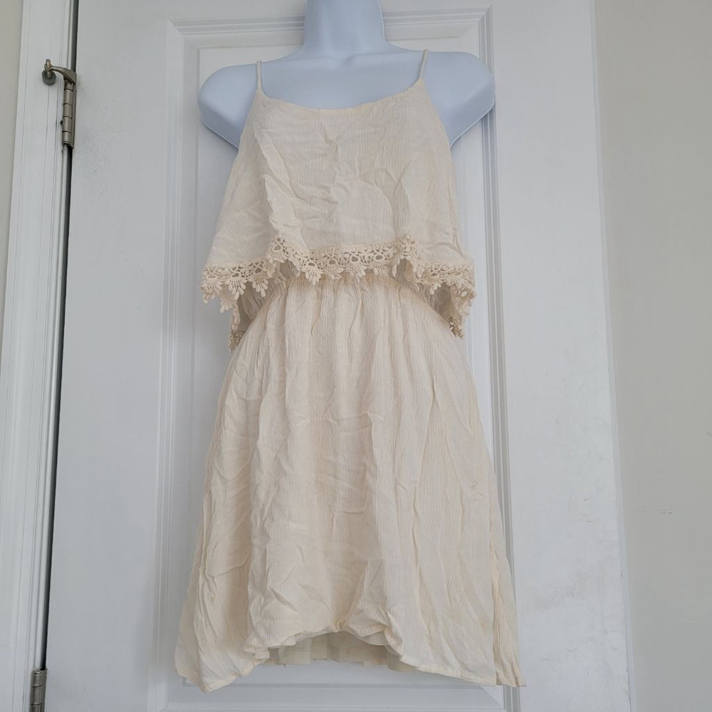 Women's FOREVER 21 Mini Dress S Beige